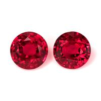 1.41 Ct.Tw.Total Carat Weight Ruby Pair from Mozambique Video