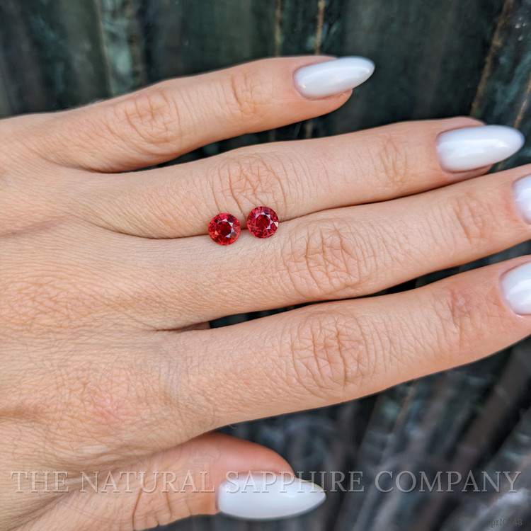 1.54 Ct.Tw. Ruby Pair from Mozambique