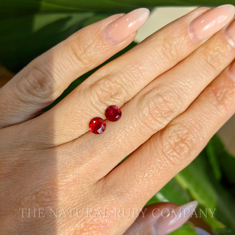 1.35 Ct.Tw. Ruby Pair from Mozambique