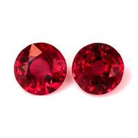 1.47 Ct.Tw.Total Carat Weight Ruby Pair from Mozambique Video
