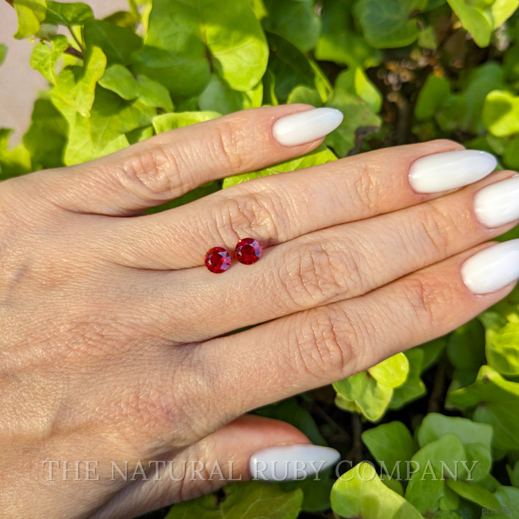 1.37 Ct.Tw. Ruby Pair from Mozambique