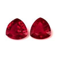 0.86 Ct.Tw.Total Carat Weight Ruby Pair from Mozambique Video