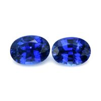 2.65&nbsp;Ct.Tw.Total Carat Weight Blue Sapphire Pair from Ceylon (Sri Lanka) Video