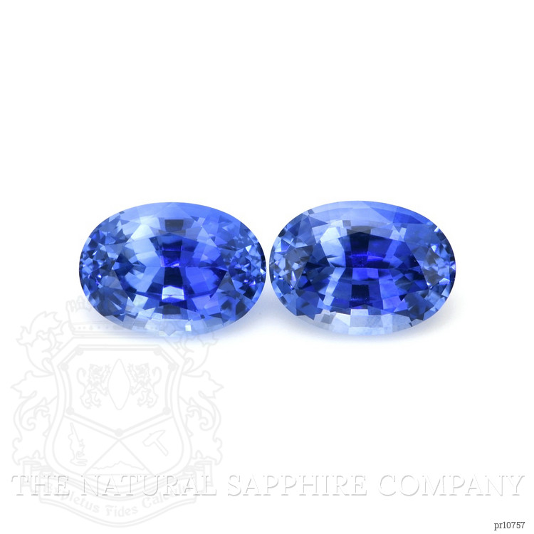 2.17 Ct.Tw. Blue Sapphire Pair from Ceylon (Sri Lanka)