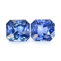 2.35&nbsp;Ct.Tw.Total Carat Weight Blue Sapphire Pair from Ceylon (Sri Lanka) Video