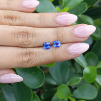 2.35&nbsp;Ct.Tw.Total Carat Weight Blue Sapphire Pair from Ceylon (Sri Lanka) Life Style