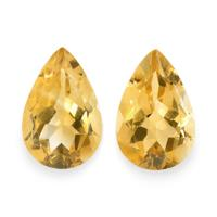 7.28 Ct.Tw.Total Carat Weight Citrine Pair from Brazil Image