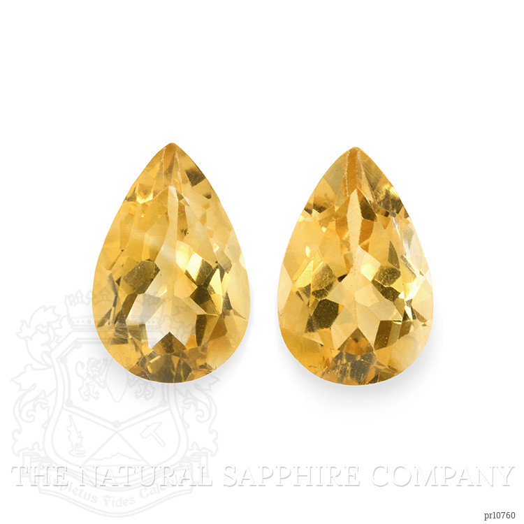 7.28 Ct.Tw. Citrine Pair from Brazil
