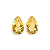7.45 Ct.Tw. Pear Citrine Pair