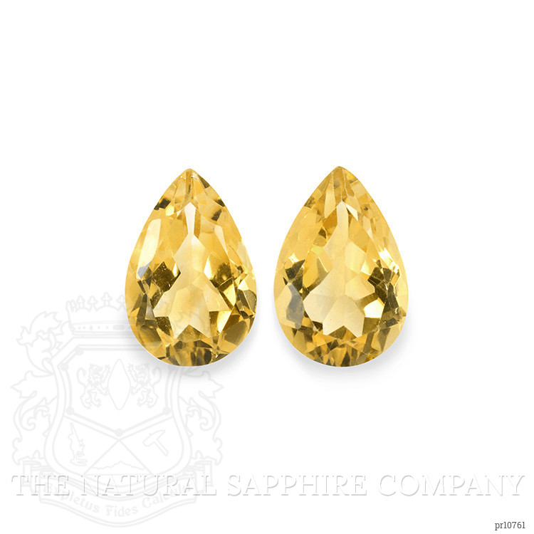 7.45 Ct.Tw. Citrine Pair from Brazil