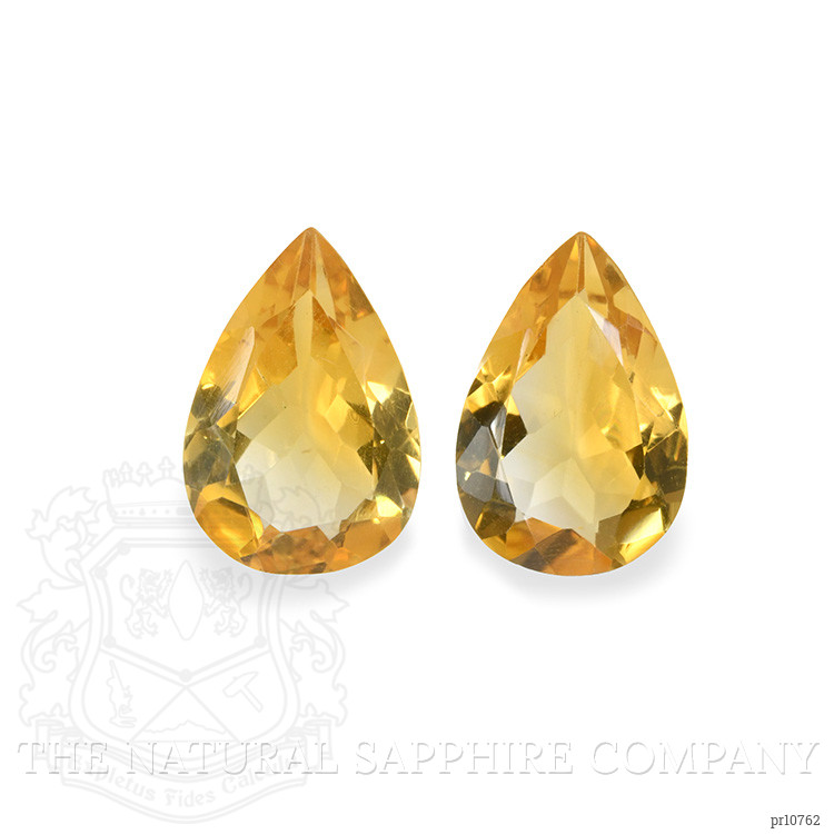5.72 Ct.Tw. Citrine Pair from Brazil
