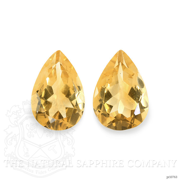7.12 Ct.Tw. Citrine Pair from Brazil