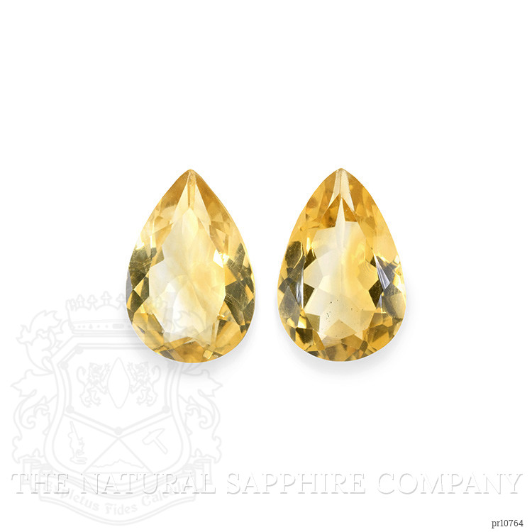 6.38 Ct.Tw. Citrine Pair from Brazil