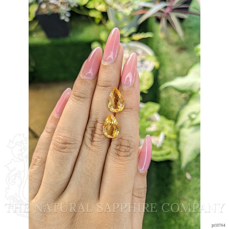 6.38 Ct.Tw. Citrine Pair from Brazil