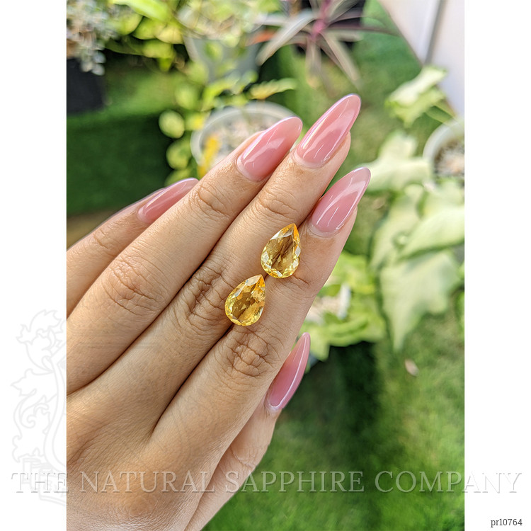 6.38 Ct.Tw. Citrine Pair from Brazil
