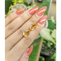 5.49 Ct.Tw.Total Carat Weight Citrine Pair from Brazil Life Style