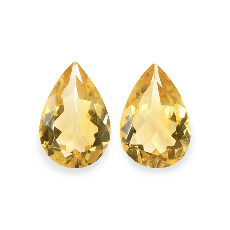 5.72 Ct.Tw. Citrine Pair from Brazil