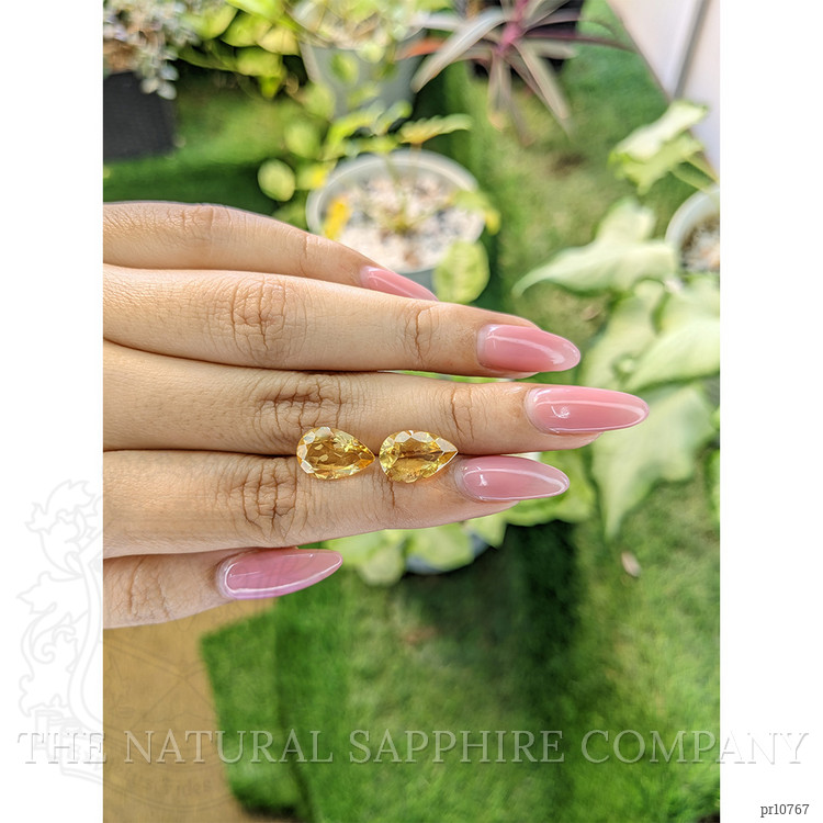 6.27 Ct.Tw. Citrine Pair from Brazil
