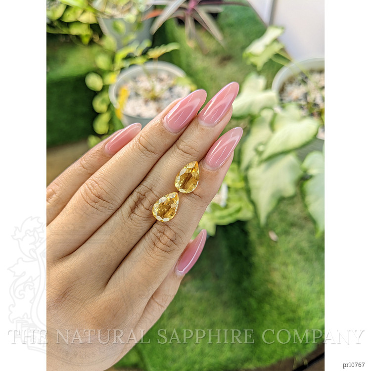 6.27 Ct.Tw. Citrine Pair from Brazil