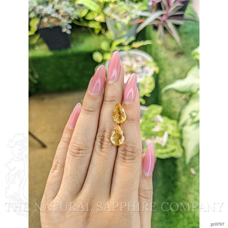6.27 Ct.Tw. Citrine Pair from Brazil