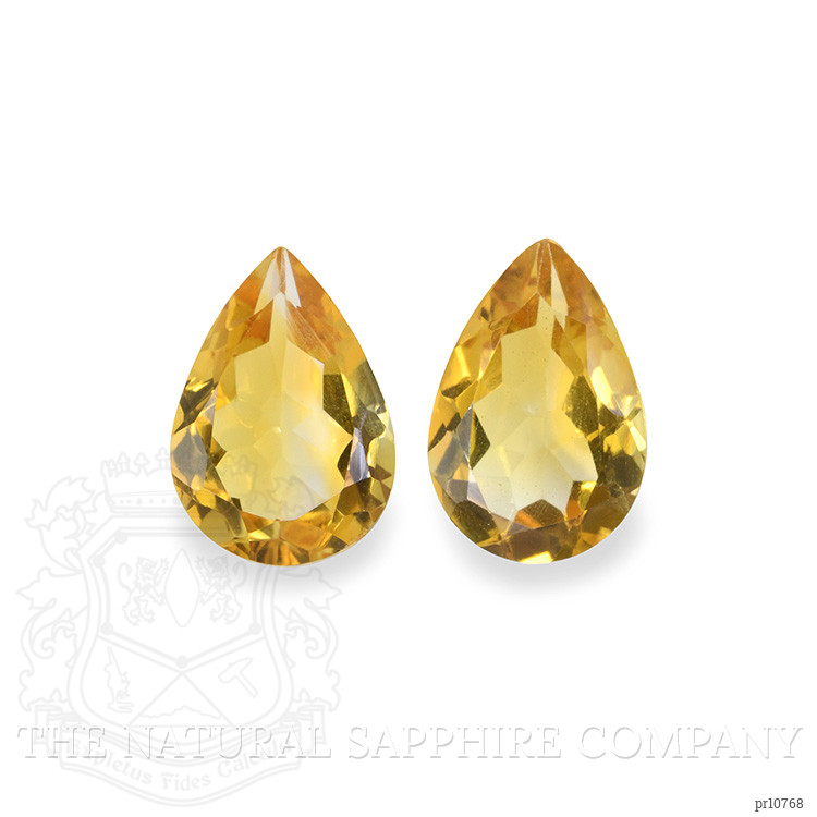 6.63 Ct.Tw. Citrine Pair from Brazil