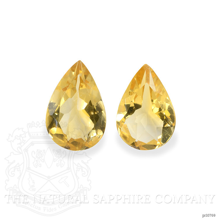 5.80 Ct.Tw. Citrine Pair from Brazil