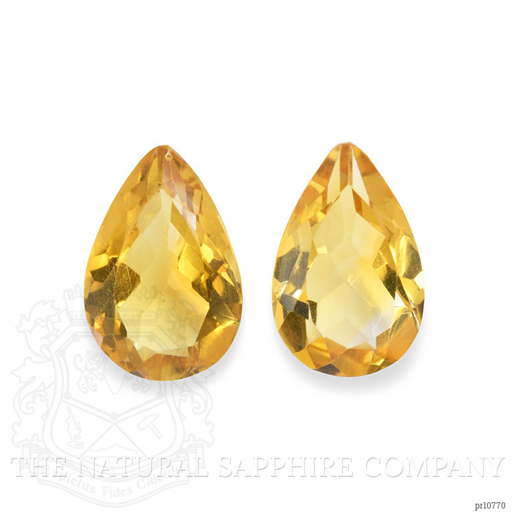 5.26 Ct.Tw. Citrine Pair from Brazil