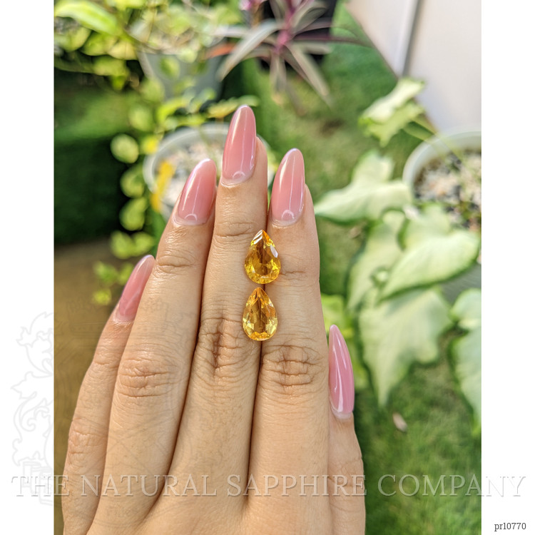 5.26 Ct.Tw. Citrine Pair from Brazil