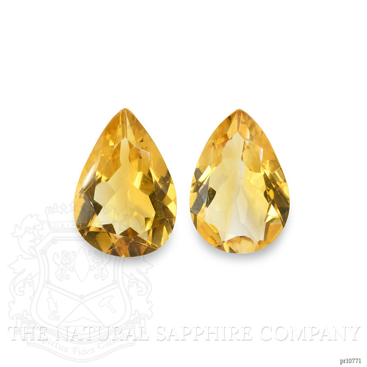 6.27 Ct.Tw. Citrine Pair from Brazil
