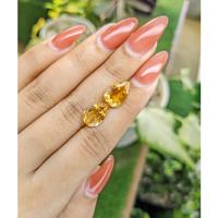 6.27 Ct.Tw.Total Carat Weight Citrine Pair from Brazil Life Style