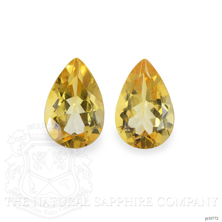 6.79 Ct.Tw. Citrine Pair from Brazil