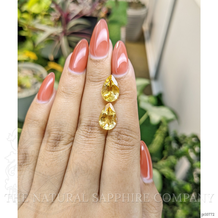 6.79 Ct.Tw. Citrine Pair from Brazil