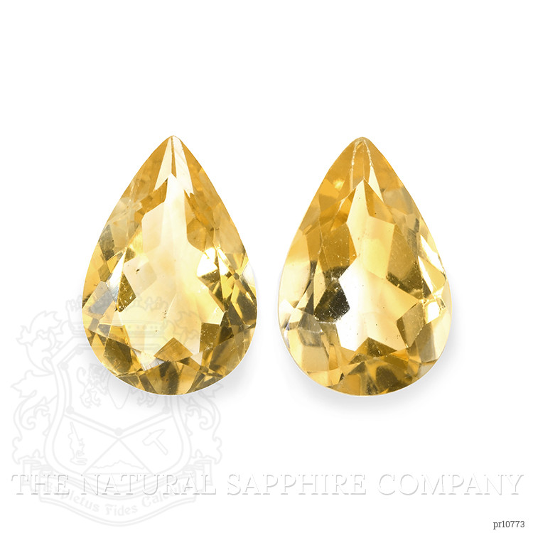 6.70 Ct.Tw. Citrine Pair from Brazil