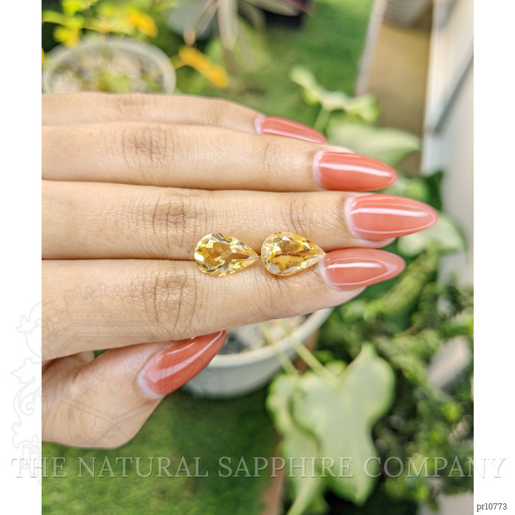 6.70 Ct.Tw. Citrine Pair from Brazil