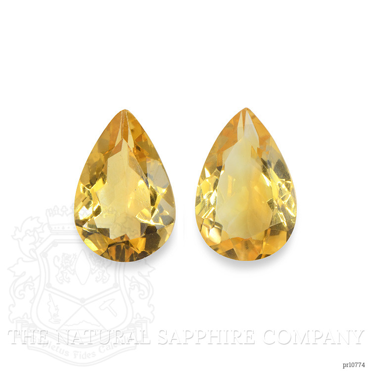 5.74 Ct.Tw. Citrine Pair from Brazil