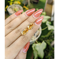 5.73 Ct.Tw.Total Carat Weight Citrine Pair from Brazil Life Style