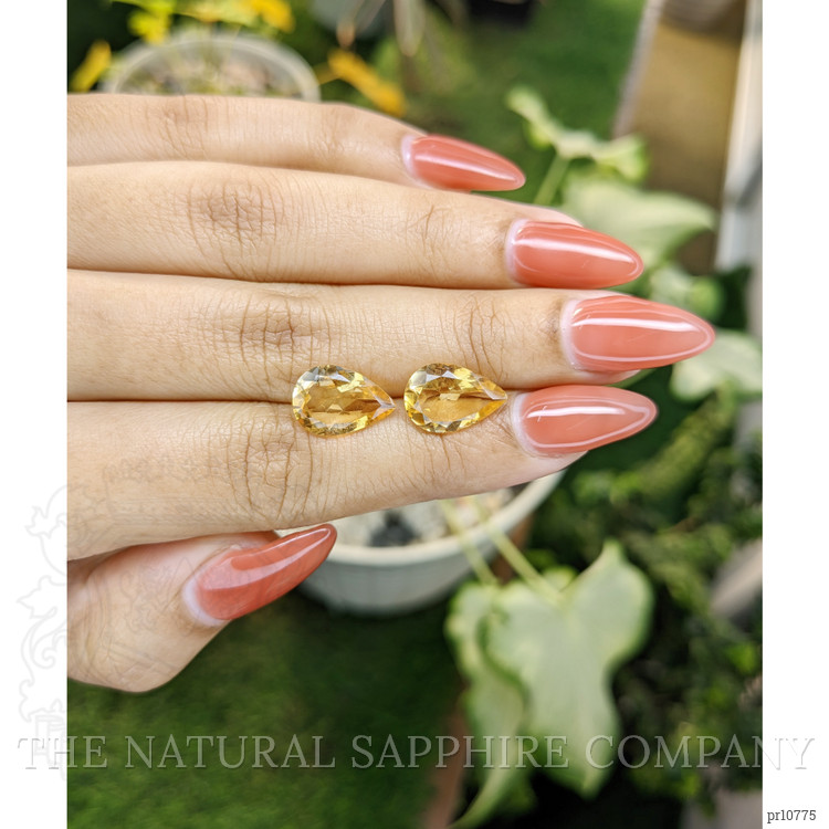 5.73 Ct.Tw. Citrine Pair from Brazil