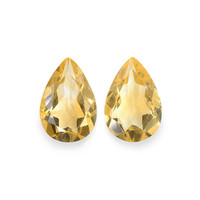 6.25 Ct.Tw.Total Carat Weight Citrine Pair from Brazil Image