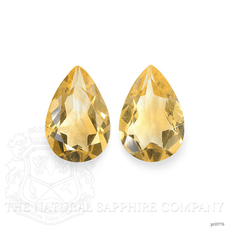 6.25 Ct.Tw. Citrine Pair from Brazil