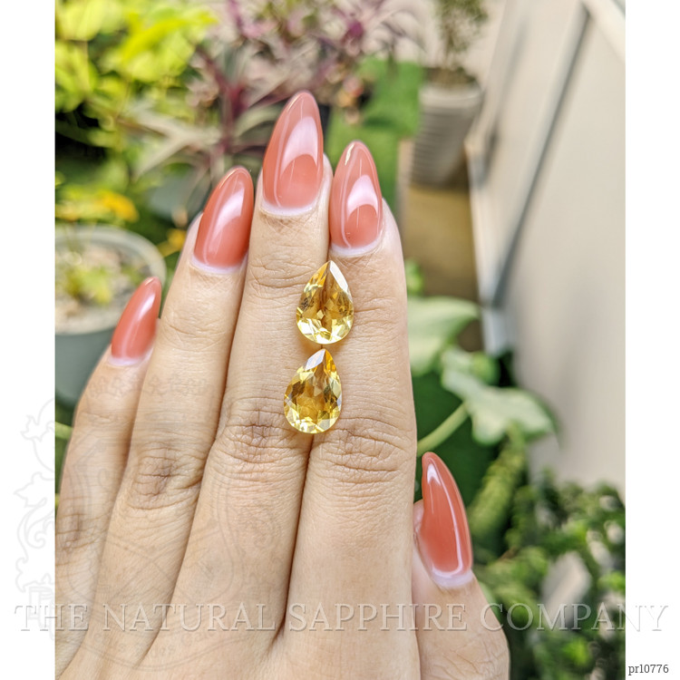 6.25 Ct.Tw. Citrine Pair from Brazil