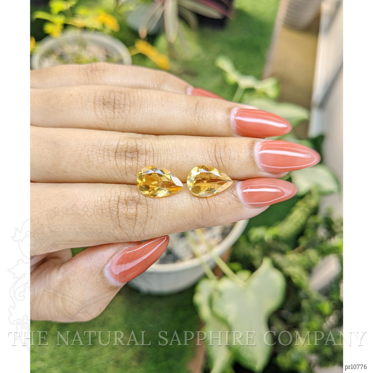 6.25 Ct.Tw. Citrine Pair from Brazil