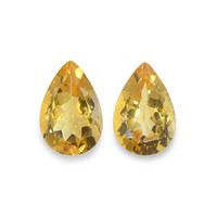 6.96 Ct.Tw.Total Carat Weight Citrine Pair from Brazil Image