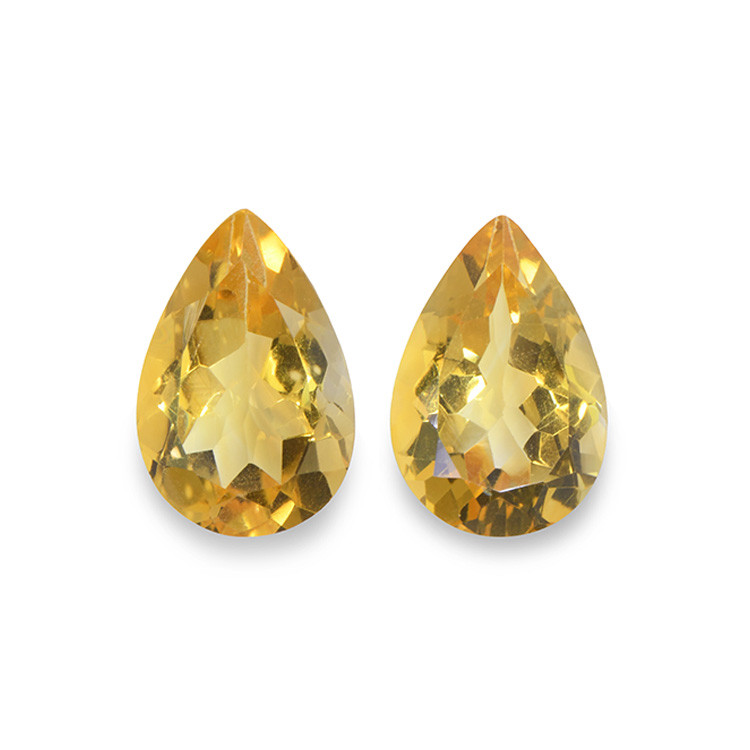 6.96 Ct.Tw. Citrine Pair from Brazil