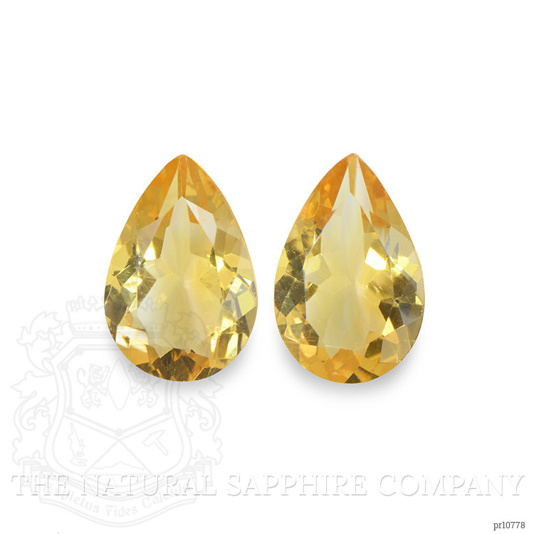 6.01 Ct.Tw. Citrine Pair from Brazil