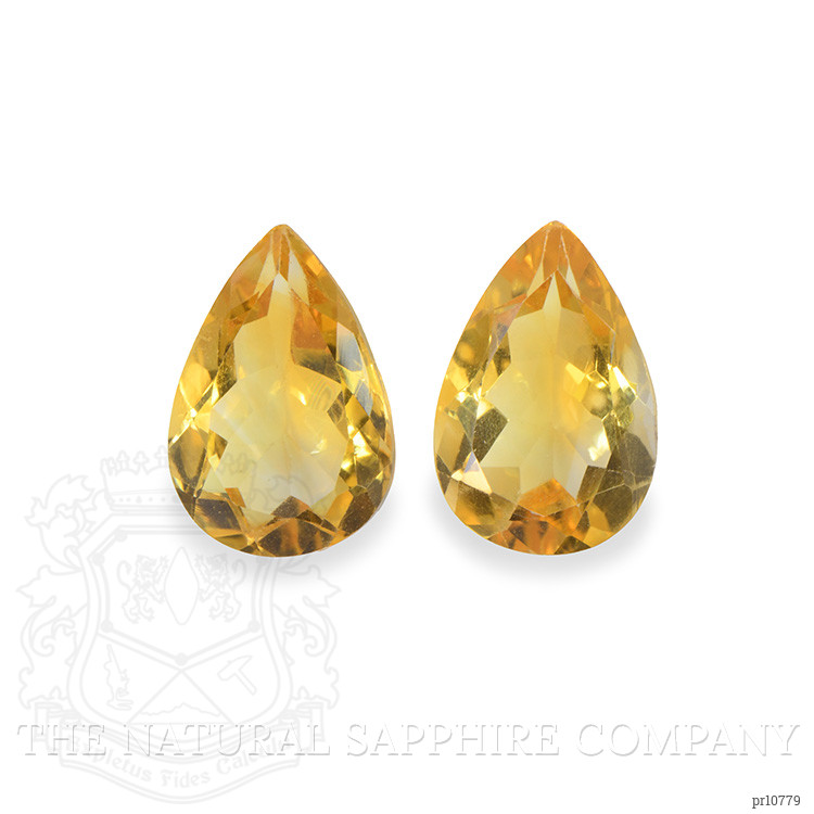 6.63 Ct.Tw. Citrine Pair from Brazil