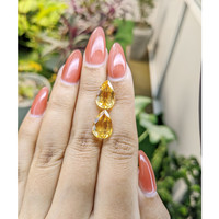 6.63&nbsp;Ct.Tw.Total Carat Weight Citrine Pair from Brazil Life Style