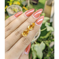 6.63 Ct.Tw.Total Carat Weight Citrine Pair from Brazil Life Style