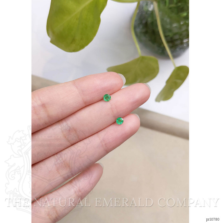 0.41 Ct.Tw. Emerald Pair from Zambia