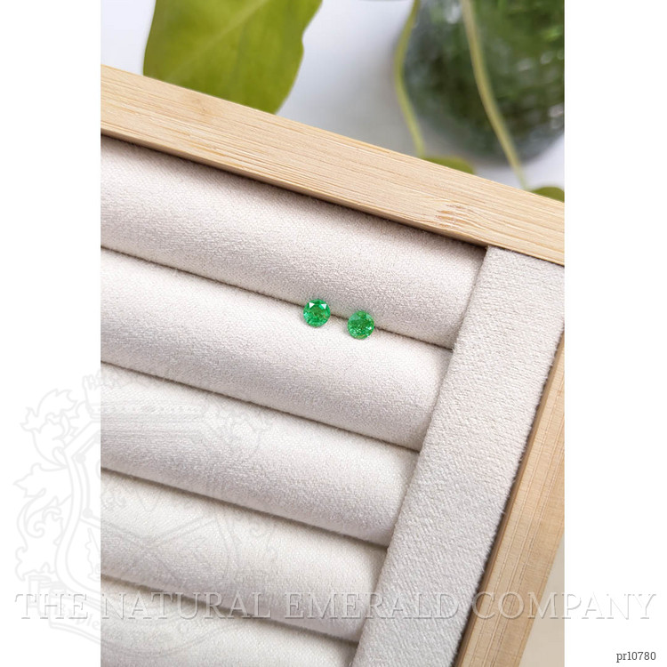 0.41 Ct.Tw. Emerald Pair from Zambia