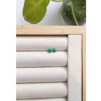 0.44&nbsp;Ct.Tw.Total Carat Weight Emerald Pair from Zambia Life Style